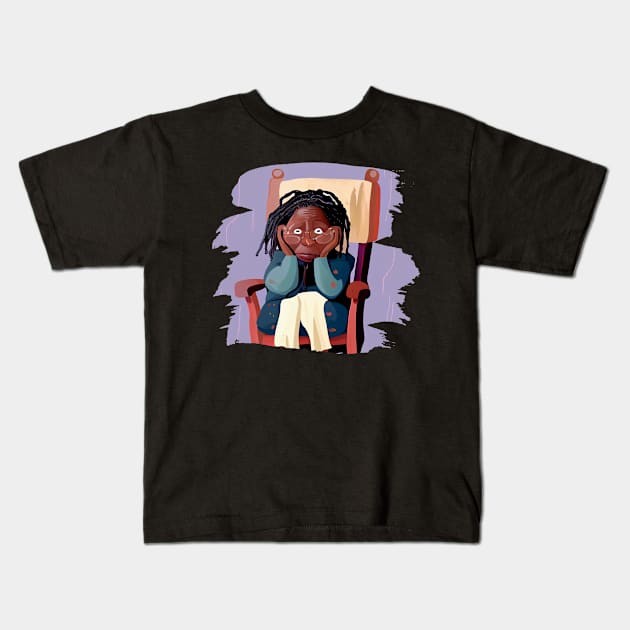 Whoopi Goldberg Kids T-Shirt by Pixy Official